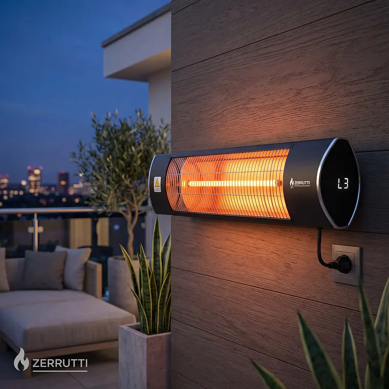 Calentador Eléctrico Infrarrojo de Carbono Zerrutti 3