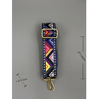 Correa de bolso ajustable poliéster con patrón geométrico 4