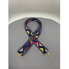 Correa de bolso ajustable poliéster con patrón geométrico 1