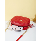BOLSO CUADRADO ROJO 3