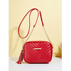 BOLSO CUADRADO ROJO 6