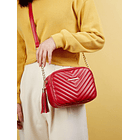 BOLSO CUADRADO ROJO 1