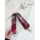Correa de bolso con estampado floral 1