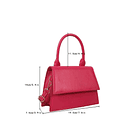 BOLSO CUADRADO FUCSIA 2