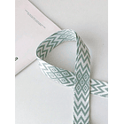 CORREA BOLSO VERDE BORDADA 3