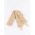 CORREA BOLSO BEIGE BORDADA 3