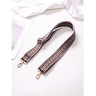 Correa de bolso ajustable con patrón geométrico MORADO  4