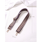 Correa de bolso ajustable con patrón geométrico MORADO  6