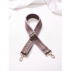 Correa de bolso ajustable con patrón geométrico MORADO  1