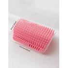 Cepillo de masaje para gatos de esquina de pared, ROSA 4