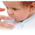 Cepillo de dientes de dedo transparente PARA Bebé  1