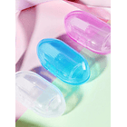 Cepillo de dientes de dedo transparente PARA Bebé  2