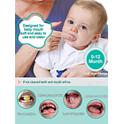 Cepillo de dientes de dedo transparente PARA Bebé  5