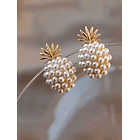 Pendientes de tachuela de moda de acero inoxidable (PIÑA) 2