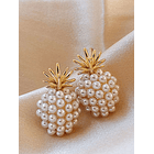 Pendientes de tachuela de moda de acero inoxidable (PIÑA) 4