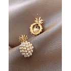 Pendientes de tachuela de moda de acero inoxidable (PIÑA) 6