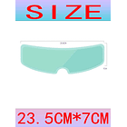 STICKER anti niebla y agua para casco (película antiespumante) 6