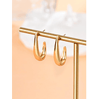 Pendientes de aro abierto minimalista 1