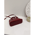 Bolso VINO TINTO cocodrilo 4