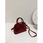 Bolso VINO TINTO cocodrilo 5