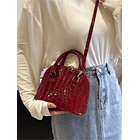 Bolso VINO TINTO cocodrilo 7