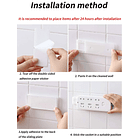 Soporte unicolor montado en la pared 3