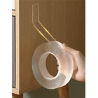 Rollo Cinta fuerte transparente resistente al agua de doble cara (pega todo) 2