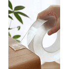 Rollo Cinta fuerte transparente resistente al agua de doble cara (pega todo) 5