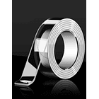 Rollo Cinta fuerte transparente resistente al agua de doble cara (pega todo) 1