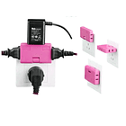 Adaptador eléctrico de enchufe de extensión 3 en 1 (MULTITOMA) BLANCO 2