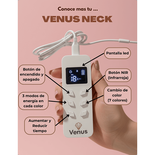 Kit Esencial tecnología LED: Venus Mask + Venus Neck 9