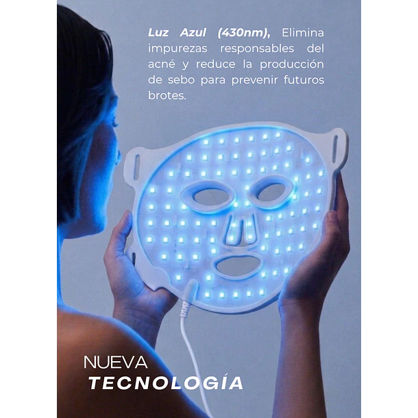 Máscara LED antienvejecimiento: Renueva tu piel con VenusMask 5
