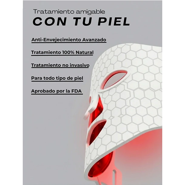 Máscara LED antienvejecimiento: Renueva tu piel con VenusMask 4