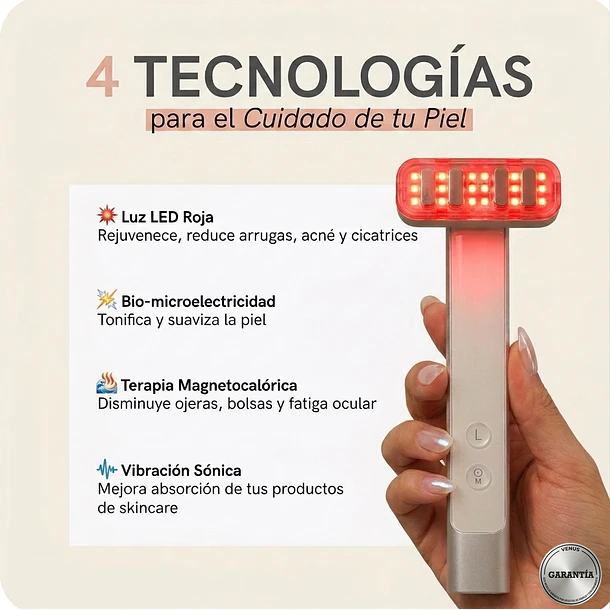 Venus Skin pro II GEN: Piel radiante con 5 minutos al día 3