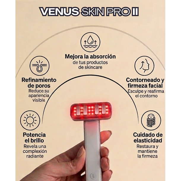 Venus Skin pro II GEN: Piel radiante con 5 minutos al día 7