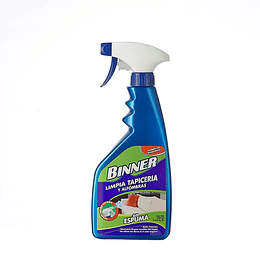 Limpiador de Tapiceria Binner en Espuma Spray 500 ml