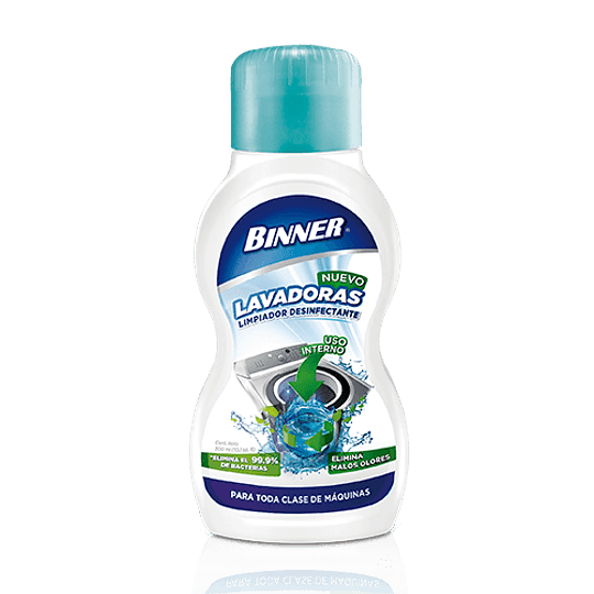 Limpiador Desinfectante Para Lavadoras Binner 300 ml