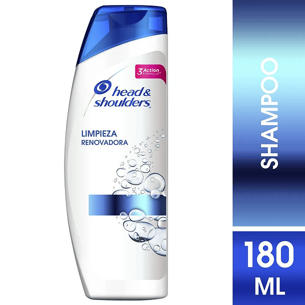 Shampoo Head And Shoulders 180 ml Limpieza Renovadora