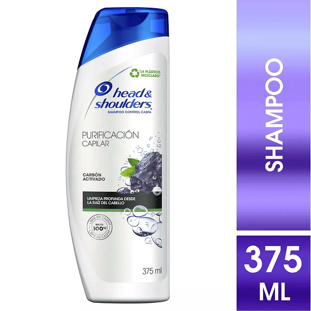 Shampoo Head and Shoulders Purificacion Capilar 375 ml