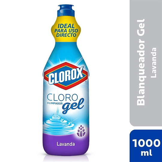 Cloro Clorox Power Gel 1000 ml Lavanda