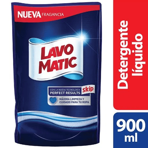 Detergente Liquido Lavomatic 900 ml Doypack