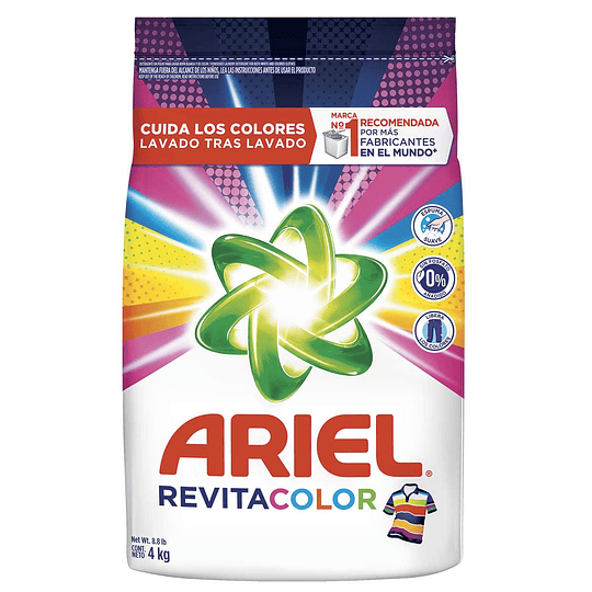 Detergente Ariel 4000 Gr Revita Color