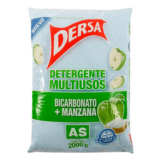 Detergente AS 2000 gr Bicarbonato Manzana