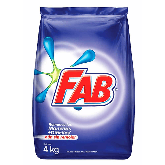 Detergente Fab 4000 Gr Original