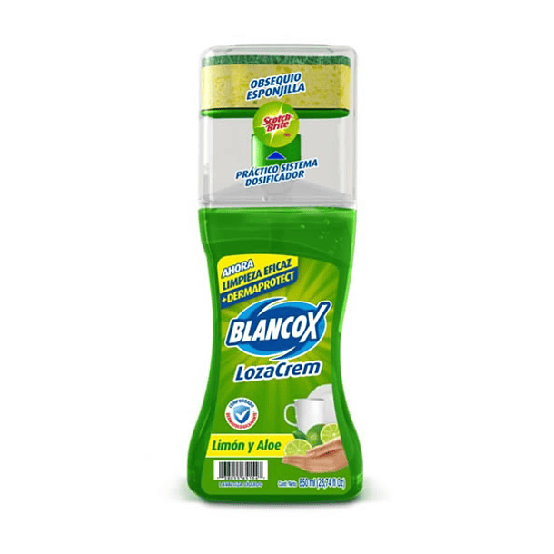 Lavaloza Liquido Blancox Lozacrem 850 ml Limon y Aloe