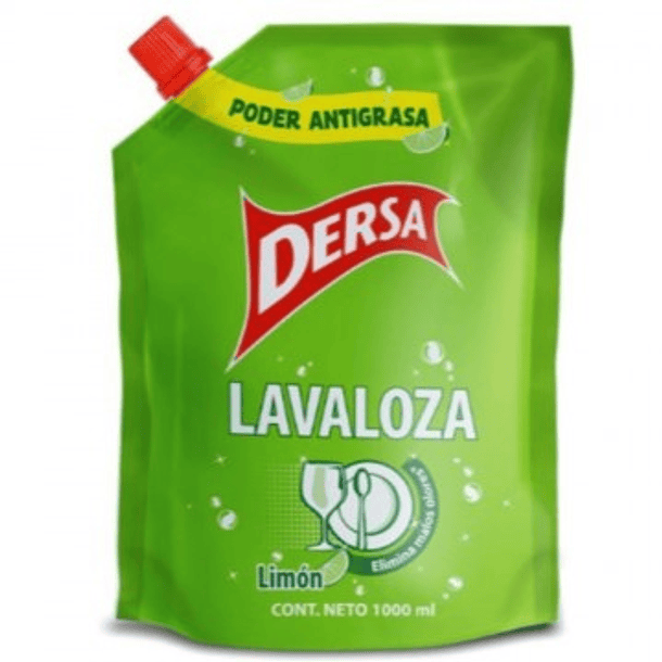 Lavaloza Liquido Dersa 1000 ml Doypack Limon
