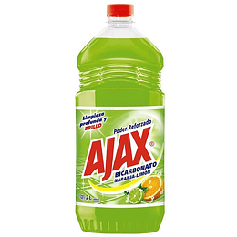 Limpiador Ajax 2000 ml Bicarbonato Naranja-Limon