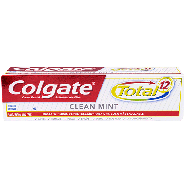 Crema Dental Colgate Total 12 Clean Mint 75 ml
