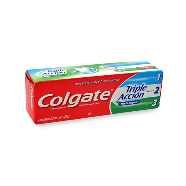 Crema Dental Colgate Triple Accion 22 ml