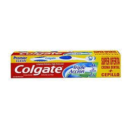 Crema Dental Colgate Triple Accion 50 ml + Cepillo Dental